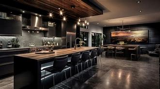 Image result for Dark Kitchen Ideas with Stainless Steel Appliances