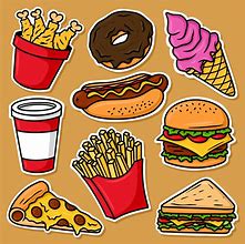 Image result for Gambar Makanan Fast Food Cartoon