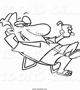 Image result for Man Lounging Clip Art