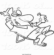 Image result for Man Lounging Free Clip Art