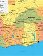 Image result for Ivory Coast On a Orld Map