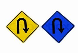 Image result for Symbol U-turn Blue