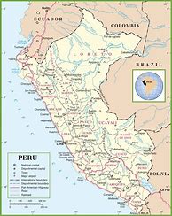 Image result for Peru Capital City Map