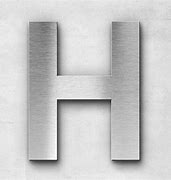 Image result for Metal Letter H