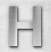 Image result for metal letter h logo