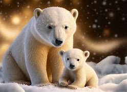 Image result for Royalty Free Polar Bears Protecting Cubs