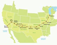 Image result for Route 66 Map