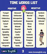 Image result for Good Tone Words