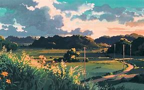 Image result for Studio Ghibli Lapotp Background