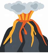 Image result for Volcano Emoji