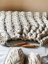 Image result for Chunky Cable Knit Blanket