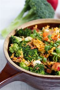 Image result for Bacon Cheddar Broccoli Salad