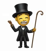 Image result for Cool Emoji with Top Hat and Cane