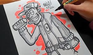 Image result for Sketch Graffiti Characters Drawings