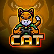 Image result for Cat Gaming Logo