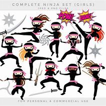 Image result for Female Ninja Clip Art