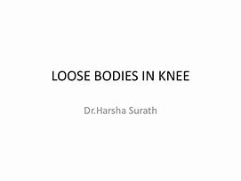 Image result for Loose Bodies Knee Radio