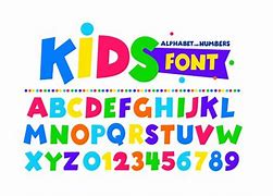 Image result for Fonts for Kids