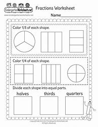 Image result for Free Printable Math Worksheets Fractions