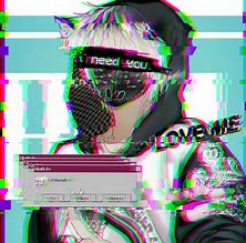 Image result for Glitch Anime Girl PFP