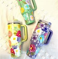 Image result for Hand Painted Stanley Tumbler