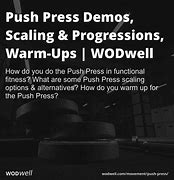 Image result for Push Press WODs