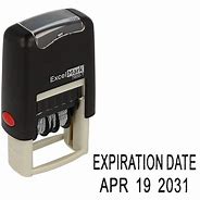 Image result for Expiration Date Stamp