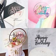 Image result for Gold Cake Topper Birthday