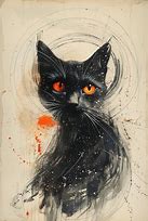 Image result for Black Scaredy Cat