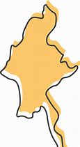 Image result for Myanmar Map Illustration