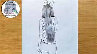 Image result for Girl Back Sketch