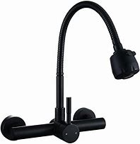 Image result for wall mount kitchen sink faucets with sprayer