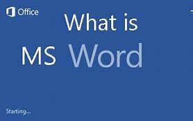 Image result for Information About MS Word