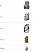 Image result for Easter Island Head Emoji