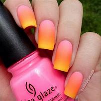 Image result for Neon Light Pink Summer Nails