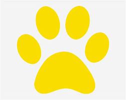 Image result for Yellow and Black Paw Print