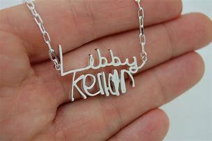 Image result for Necklace with Children's Names