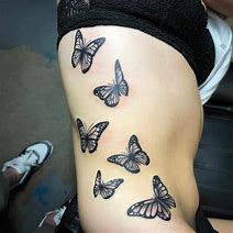 Image result for Simple Butterfly Rib Tattoos