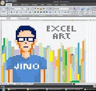 Image result for Excel Pixel Art