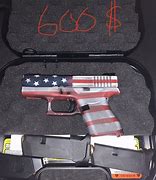 Image result for 9Mm Glock with American Flag