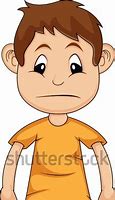 Image result for Boy with Orange T-Shirt Sad