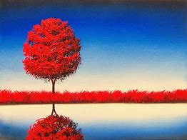 Image result for Red Tree Painting