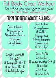 Image result for Circuit Workout Routine