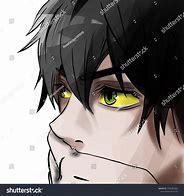 Image result for Black Haired Anime Boy Cape