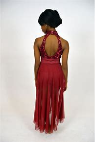 Image result for Burgundy Dress Halter Top