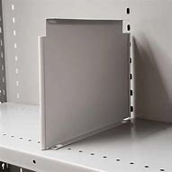 Image result for Industrial Metal Shelf Dividers