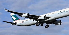 Image result for Cathay Pacific A340 Side View