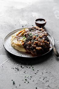 Image result for Salisbury Steak with Gravy