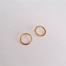 Image result for Small Loop Earrings