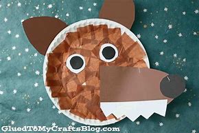 Image result for Paper Plate Wolf